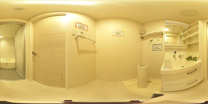 パノラマ画像洗面所