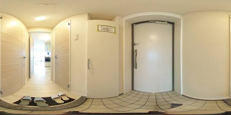 パノラマ画像玄関