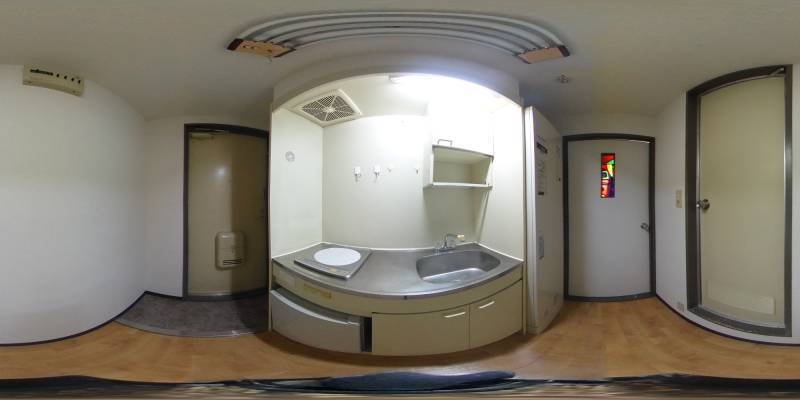 パノラマ画像キッチン