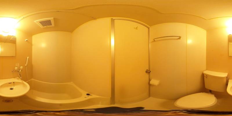 パノラマ画像バスルーム