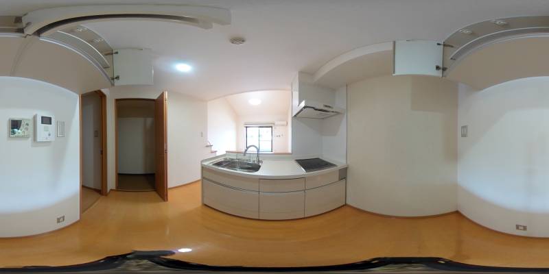 パノラマ画像キッチン