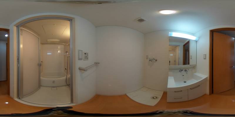 パノラマ画像洗面所