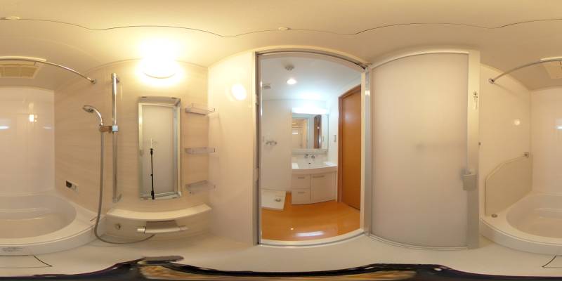 パノラマ画像バスルーム