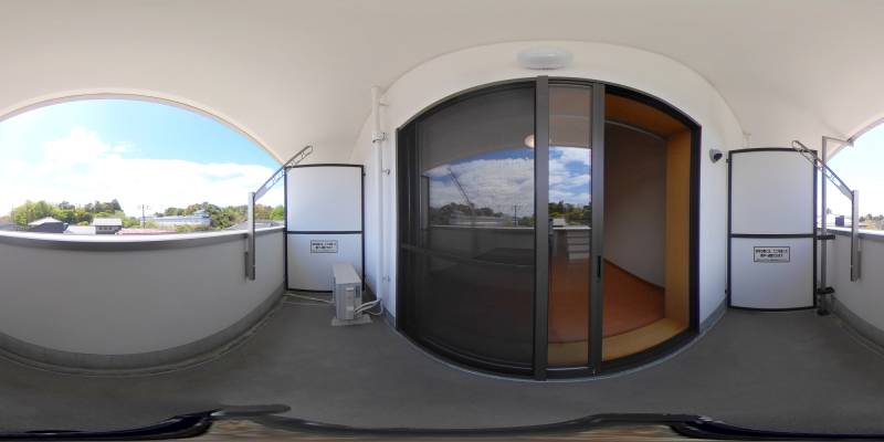 パノラマ画像バルコニー