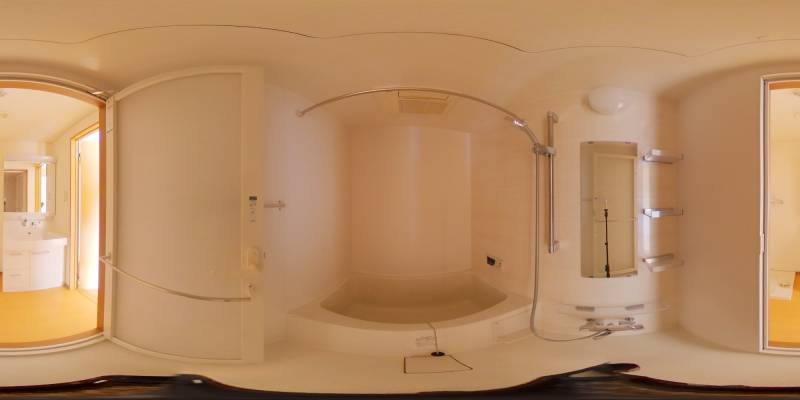 パノラマ画像バスルーム