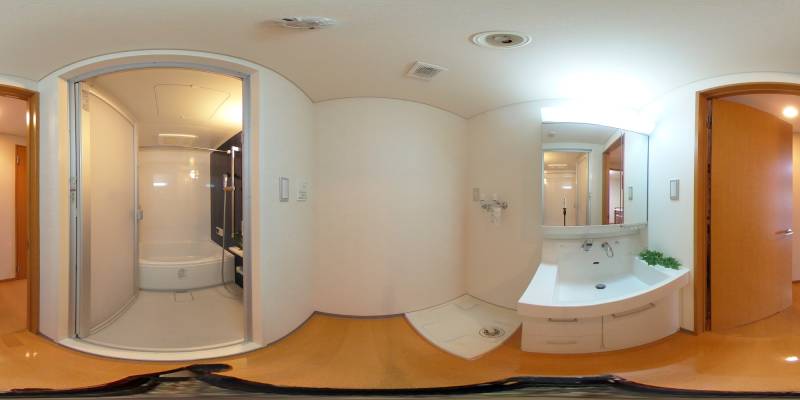 パノラマ画像洗面所