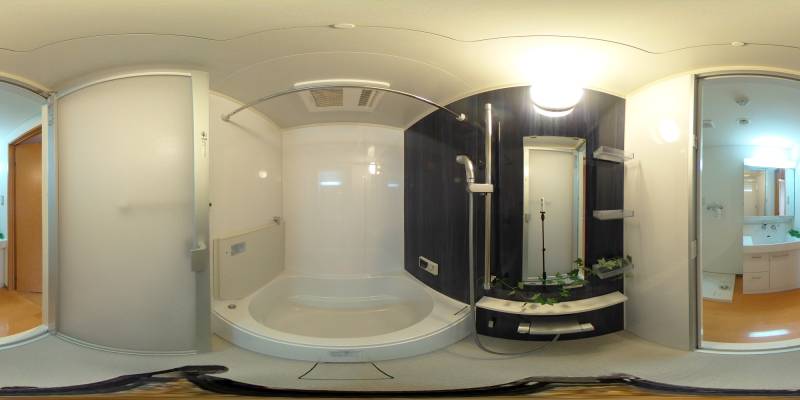 パノラマ画像バスルーム