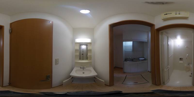 パノラマ画像洗面所