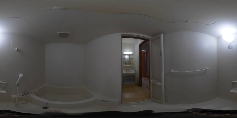 パノラマ画像バスルーム