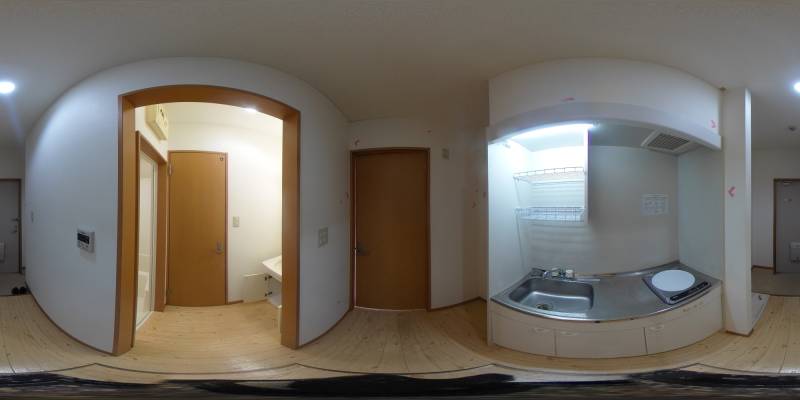 パノラマ画像キッチン