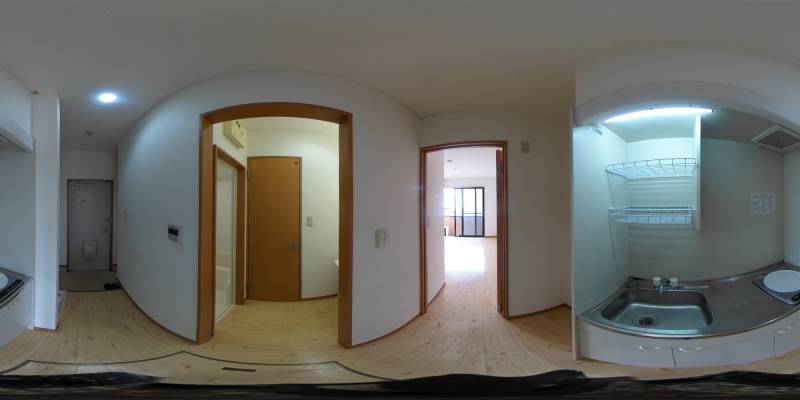 パノラマ画像キッチン