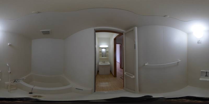 パノラマ画像バスルーム