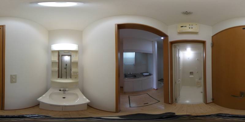 パノラマ画像洗面所