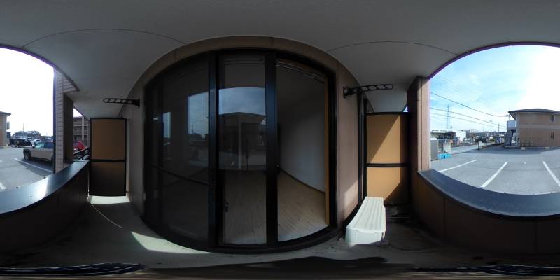 パノラマ画像バルコニー