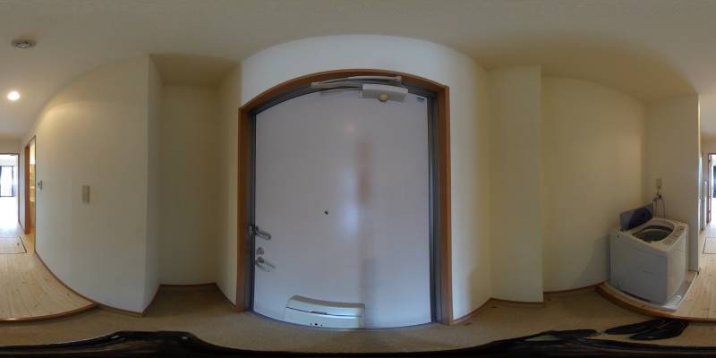 パノラマ画像玄関