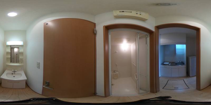 パノラマ画像洗面所