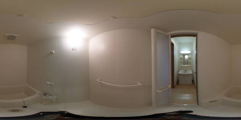 パノラマ画像バスルーム