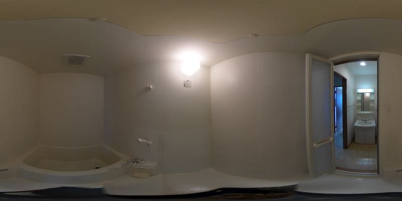 パノラマ画像バスルーム