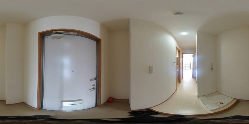 パノラマ画像玄関