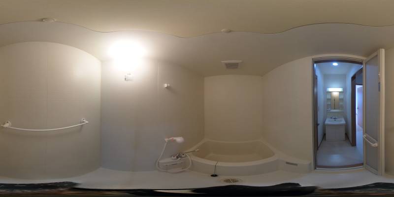 パノラマ画像バスルーム