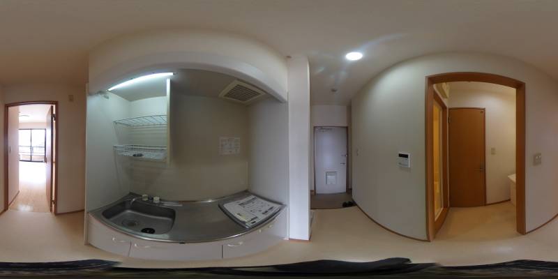 パノラマ画像キッチン