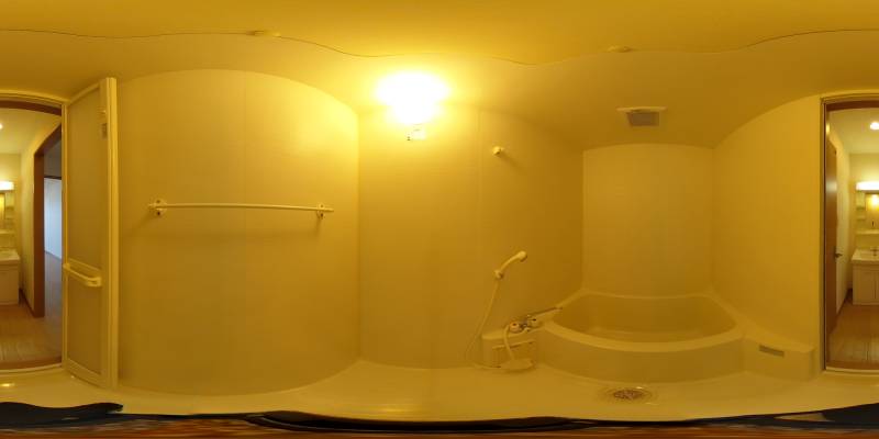 パノラマ画像バスルーム