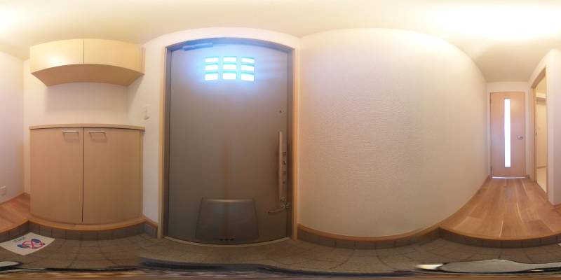 パノラマ画像玄関