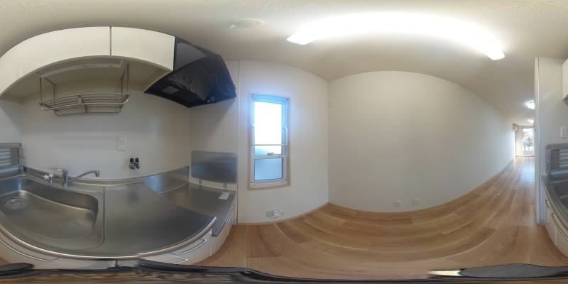 パノラマ画像キッチン