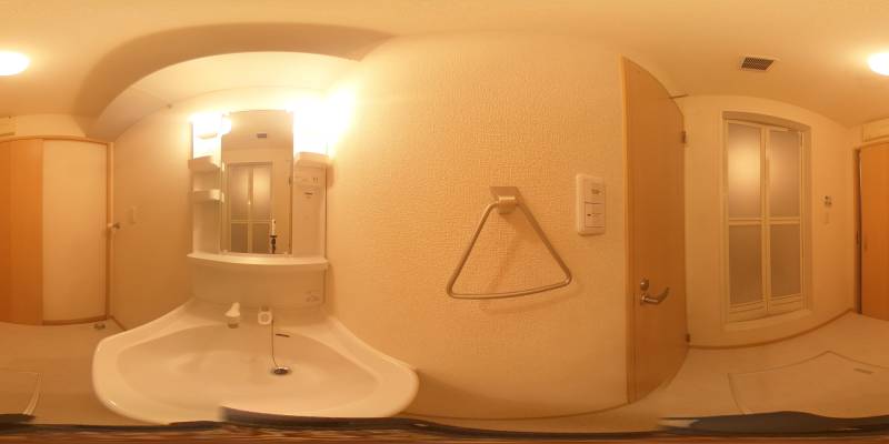 パノラマ画像洗面所