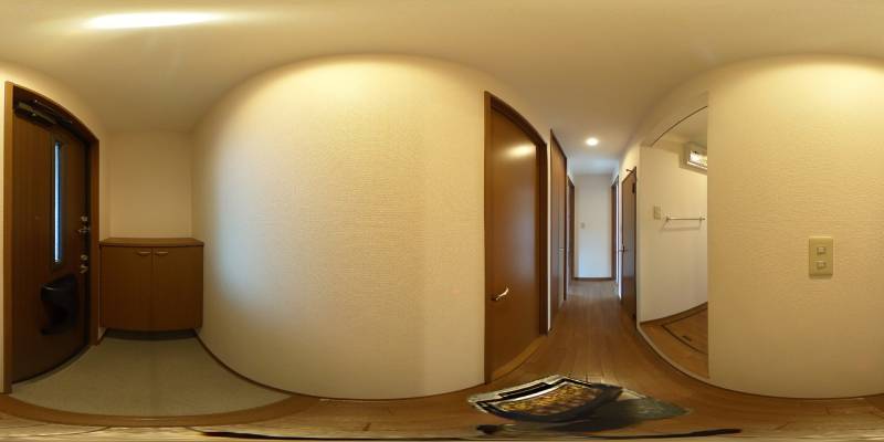 パノラマ画像玄関