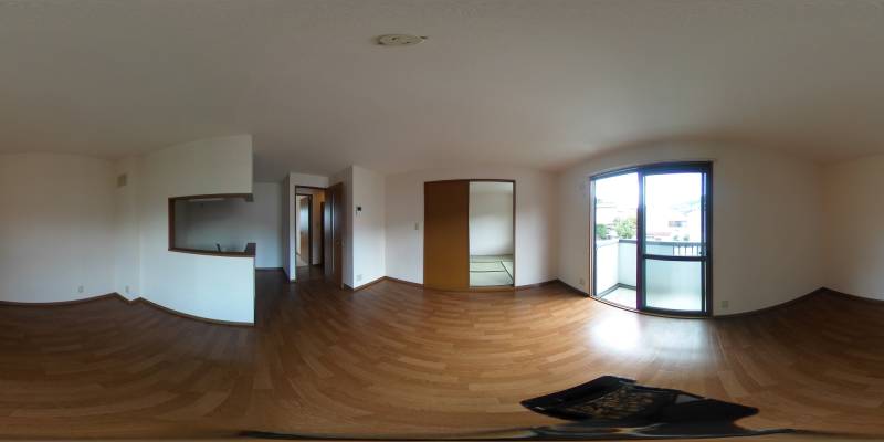 パノラマ画像リビング