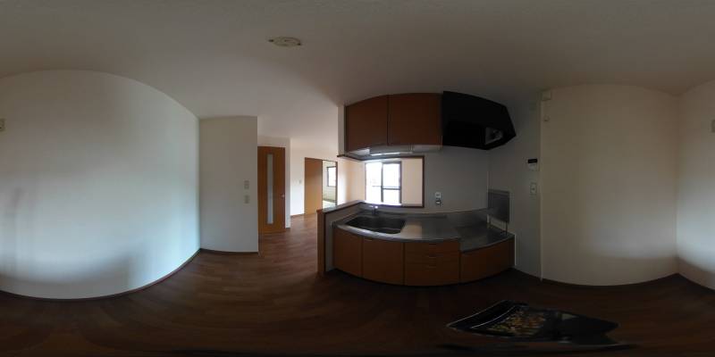 パノラマ画像キッチン