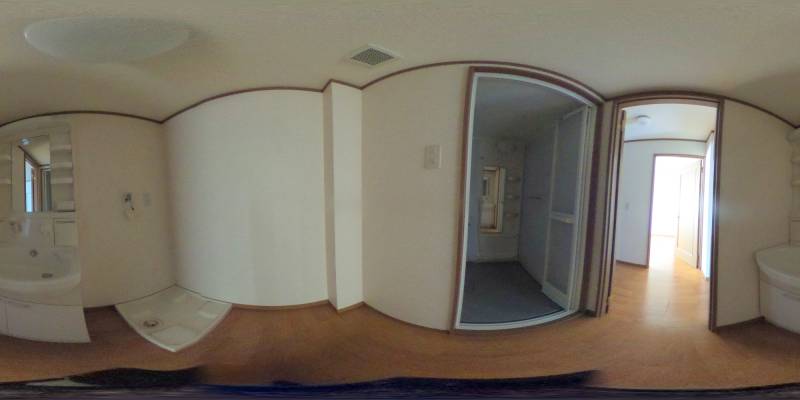 パノラマ画像洗面所
