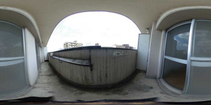 パノラマ画像バルコニー