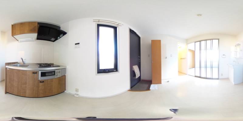 パノラマ画像キッチン