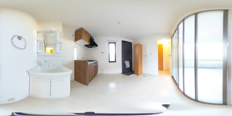 パノラマ画像洗面所