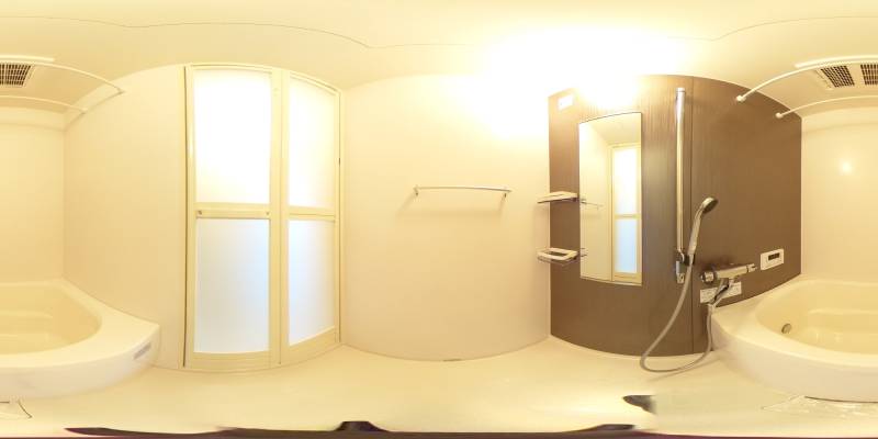 パノラマ画像バスルーム