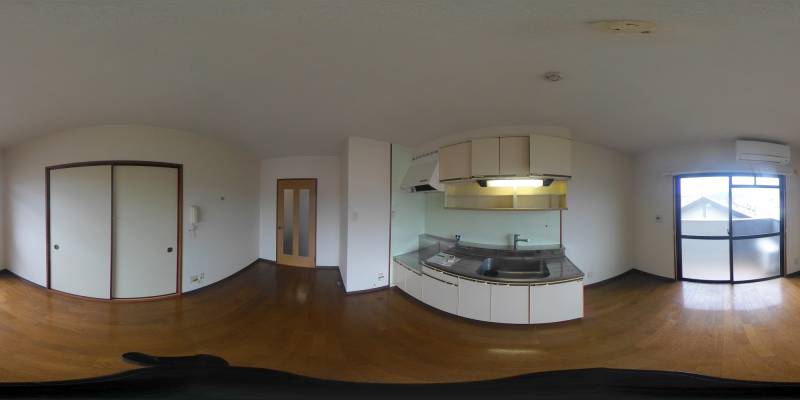 パノラマ画像キッチン