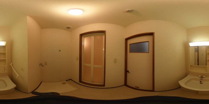 パノラマ画像洗面所