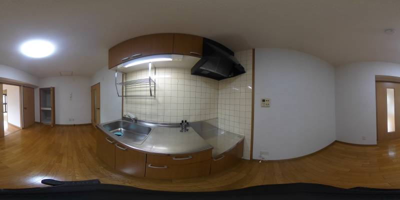 パノラマ画像キッチン