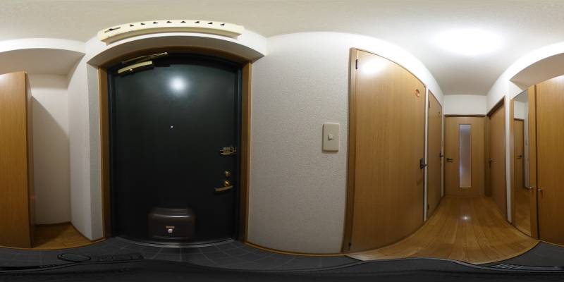 パノラマ画像玄関