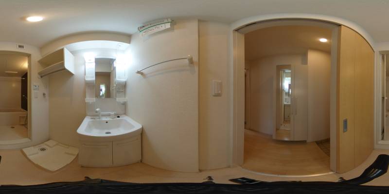 パノラマ画像洗面所