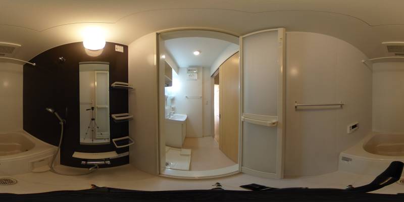 パノラマ画像バスルーム