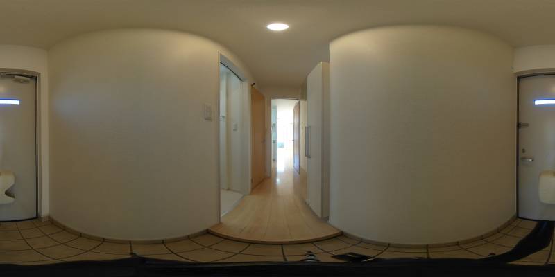 パノラマ画像玄関