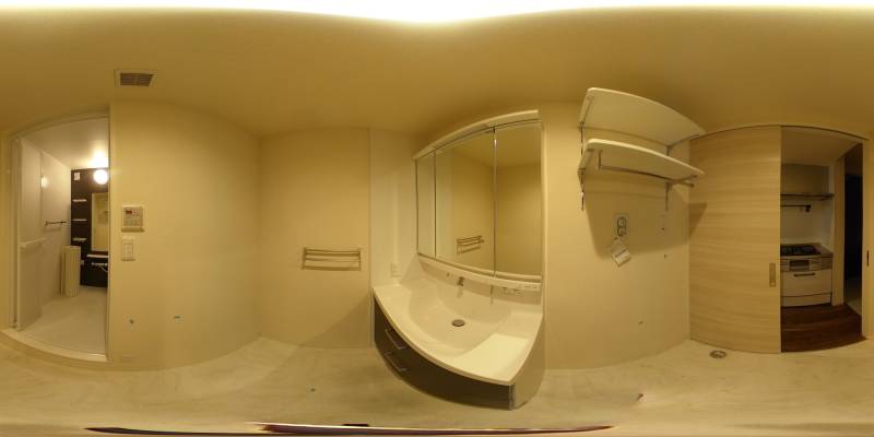 パノラマ画像洗面所