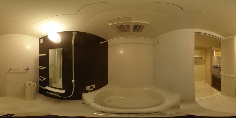 パノラマ画像バスルーム