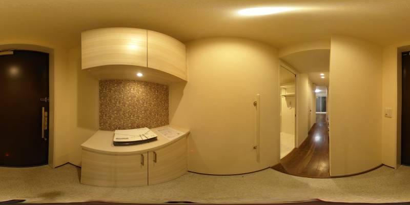 パノラマ画像玄関