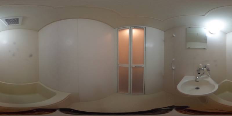 パノラマ画像バスルーム