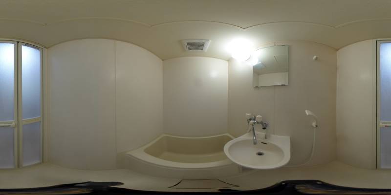 パノラマ画像バスルーム