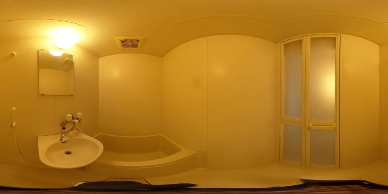 パノラマ画像バスルーム